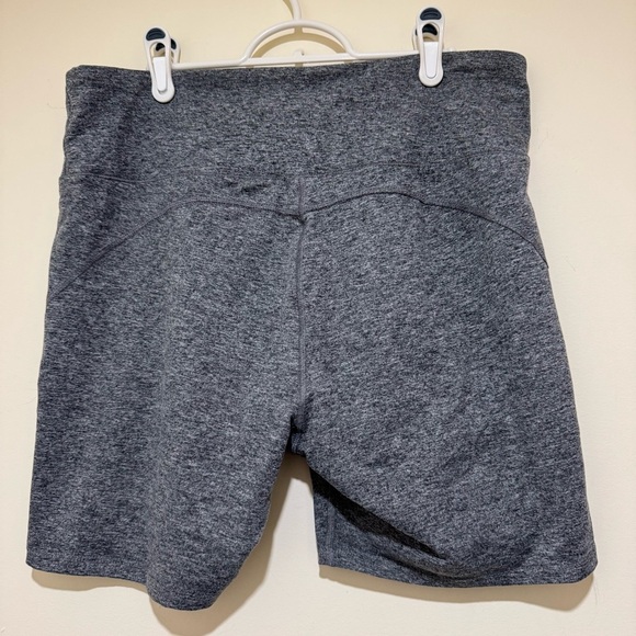 Women’s Zobha Brand Grey Salt and Pepper Gym Workout Athletic Shorts Size XXL - Picture 10 of 13